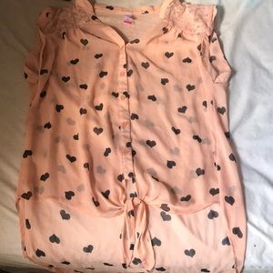 Baby pink blouse